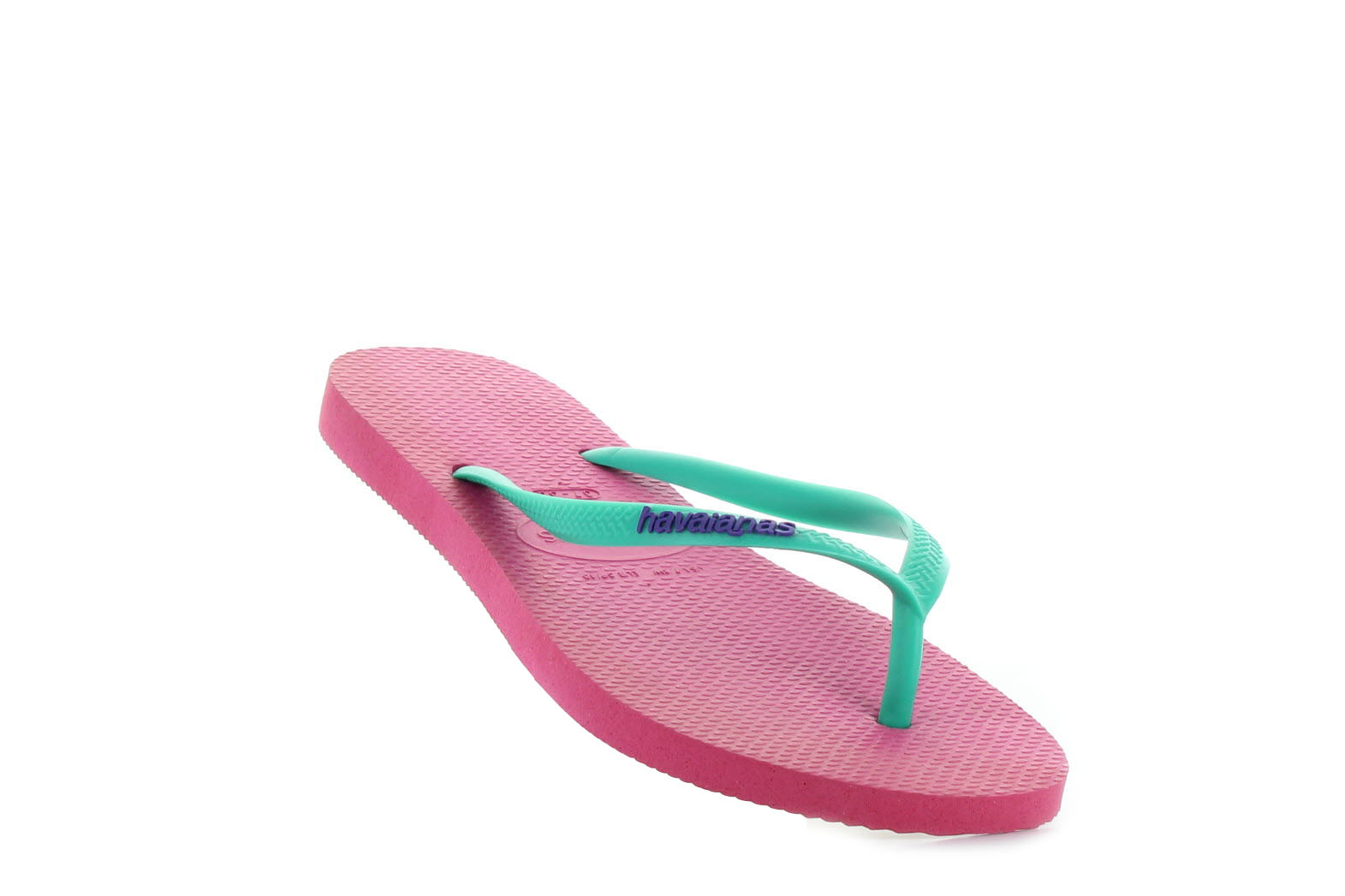 Havaianas SLIM LOGO pink női papucs