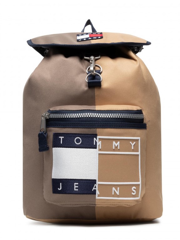 Tommy Hilfiger Heritage Backpack Spliced barna hátizsák