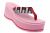 Tommy Hilfiger Flag Webbing High rózsaszín női platform papucs