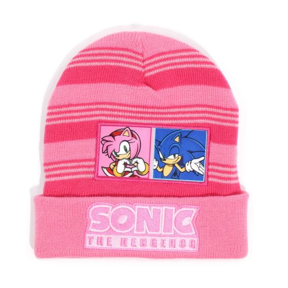 Disney Sonic mintás rózsaszín gyerek sapka-01