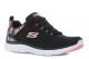 Skechers Flex Appeal 4.0 - Let It Blossom fekete női cipő-01
