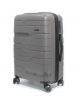 Borgo C-SEVEN szürke közepes bőrönd (60L)