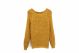 Kotikoti kötött pulóver-yellow