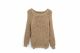 Kotikoti kötött pulóver-brown
