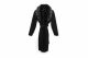 Kotikoti szőrmés kabát-black