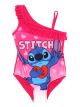 Disney Lilo és Stitch mintás magenta gyerek fürdőruha-01