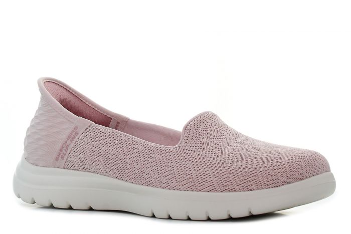 Skechers Slip-Ins - On The Go Flex - Astonish rózsaszín női bebújós cipő-01