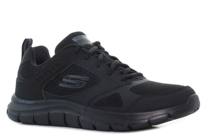 Skechers Track - Syntac fekete férfi cipő-01