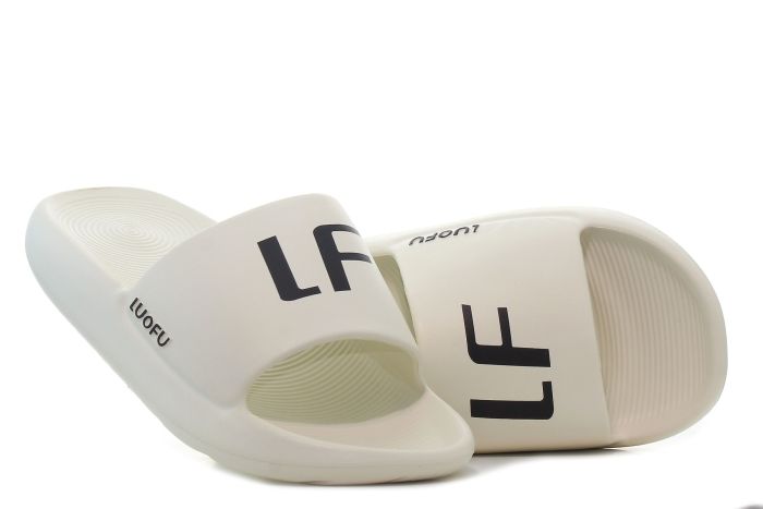 Luofu - LF1 bézs női papucs-01