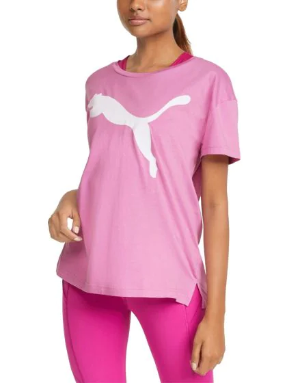 Puma RTG Logo rózsaszín női rövidujjú-01