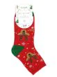 Borgo piros karácsonyi gyerek zokni csomag (2 pár)-01