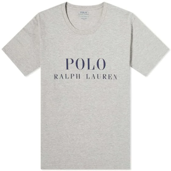 Ralph Lauren szürke környakú férfi póló-01