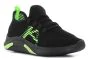 Borgo K-Zero fekete-zöld női sneaker
