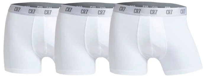Cristiano Ronaldo fehér férfi alsónadrág pack