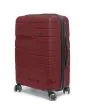 Borgo C-SEVEN bordó nagyméretű bőrönd (93L)-01
