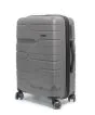 Borgo C-SEVEN szürke nagyméretű bőrönd (93L)-01