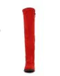 Weide HX5856-RED női magasszárú csizma