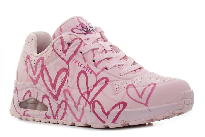 Skechers Uno - Spread The Love rózsaszín női cipő-01
