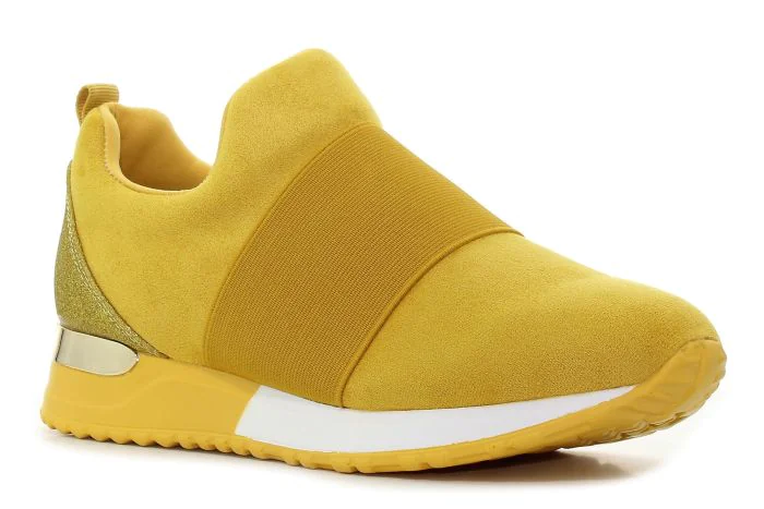 Borgo Yesmile Amara sárga női bebújós cipő-01