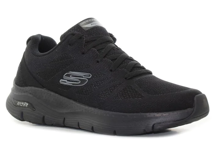 Skechers Arch Fit - Charge Back fekete férfi sneaker-01