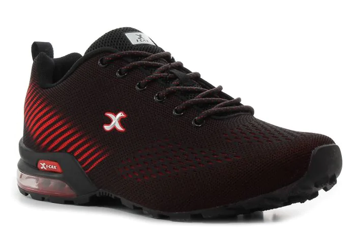 Knup I-Cax fekete-piros férfi sneaker