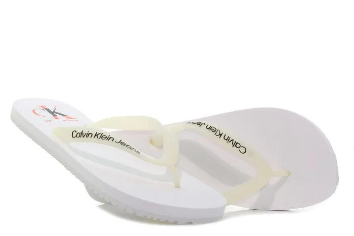 Calvin Klein Beach Sandal Logo fehér férfi papucs-01