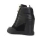Tommy Hilfiger Wedge Sneaker Boot fekete női éktalpú cipő-02