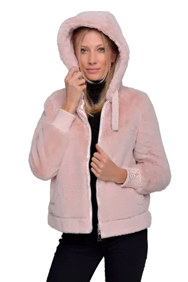 Metrofive kapucnis női kabát