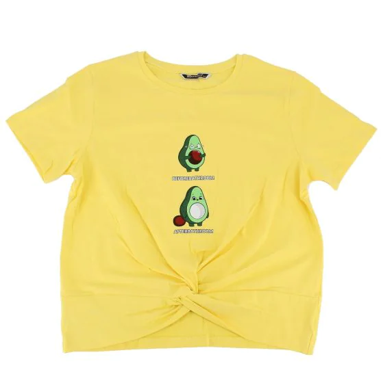 Metrofive Avocado sárga női rövidujjú