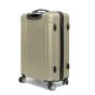 Borgo C-SEVEN arany közepes bőrönd (60L)-02