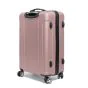 Borgo C-SEVEN rózsaszín közepes bőrönd (60L)-02