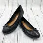Tamaris fekete női bebújós cipő-05
