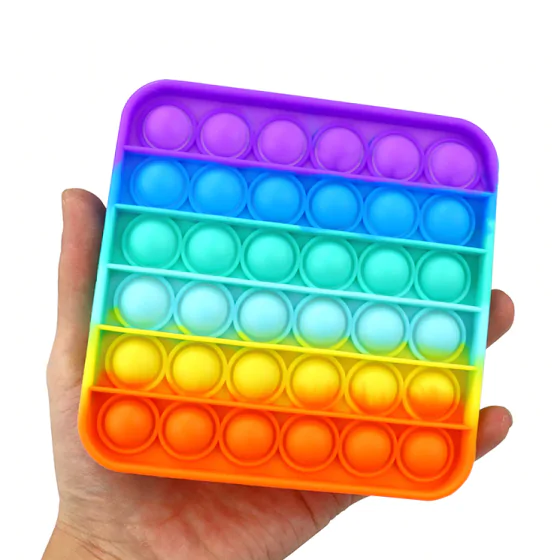 Borgo Pop It Bubble Fidget szivárvány színű játék